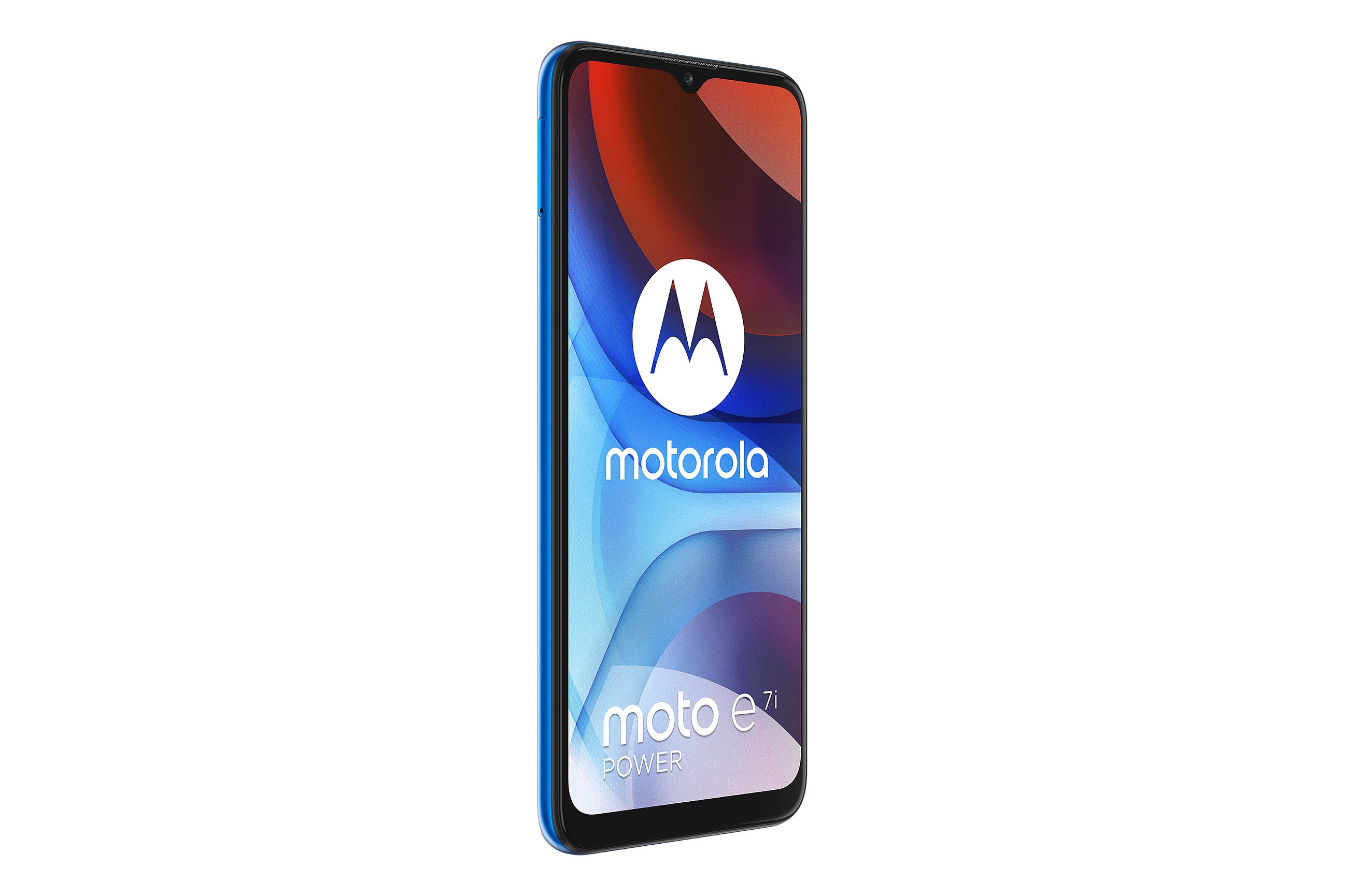 نمای چپ پنل جلو گوشی موبایل موتو ای 7i پاور موتورولا / Motorola Moto E7i Power