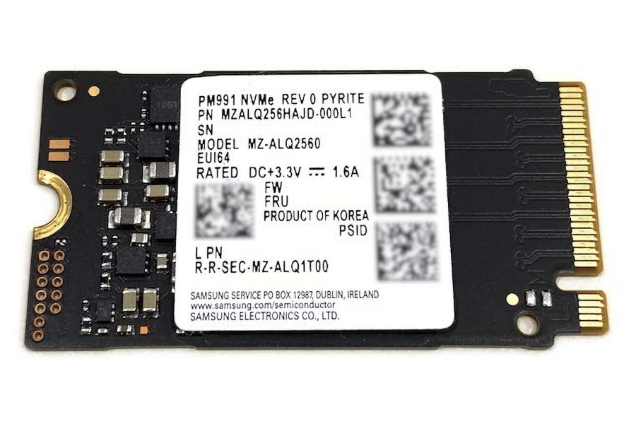 SSD سامسونگ Samsung PM991 NVMe M.2 2242 256GB ظرفیت 256 گیگابایت