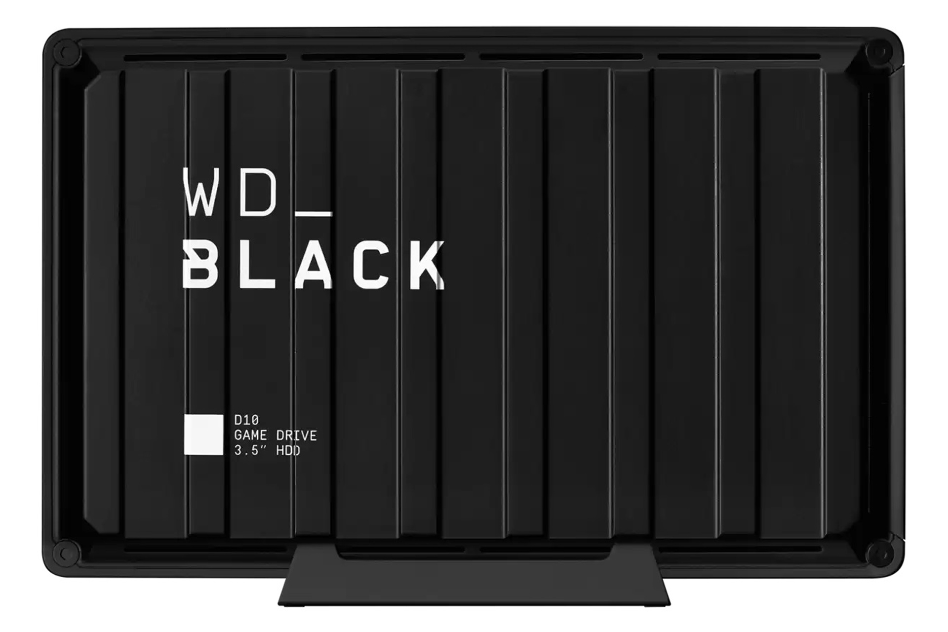 نمای روبرو هارد دیسک اکسترنال وسترن دیجیتال WD_BLACK D10