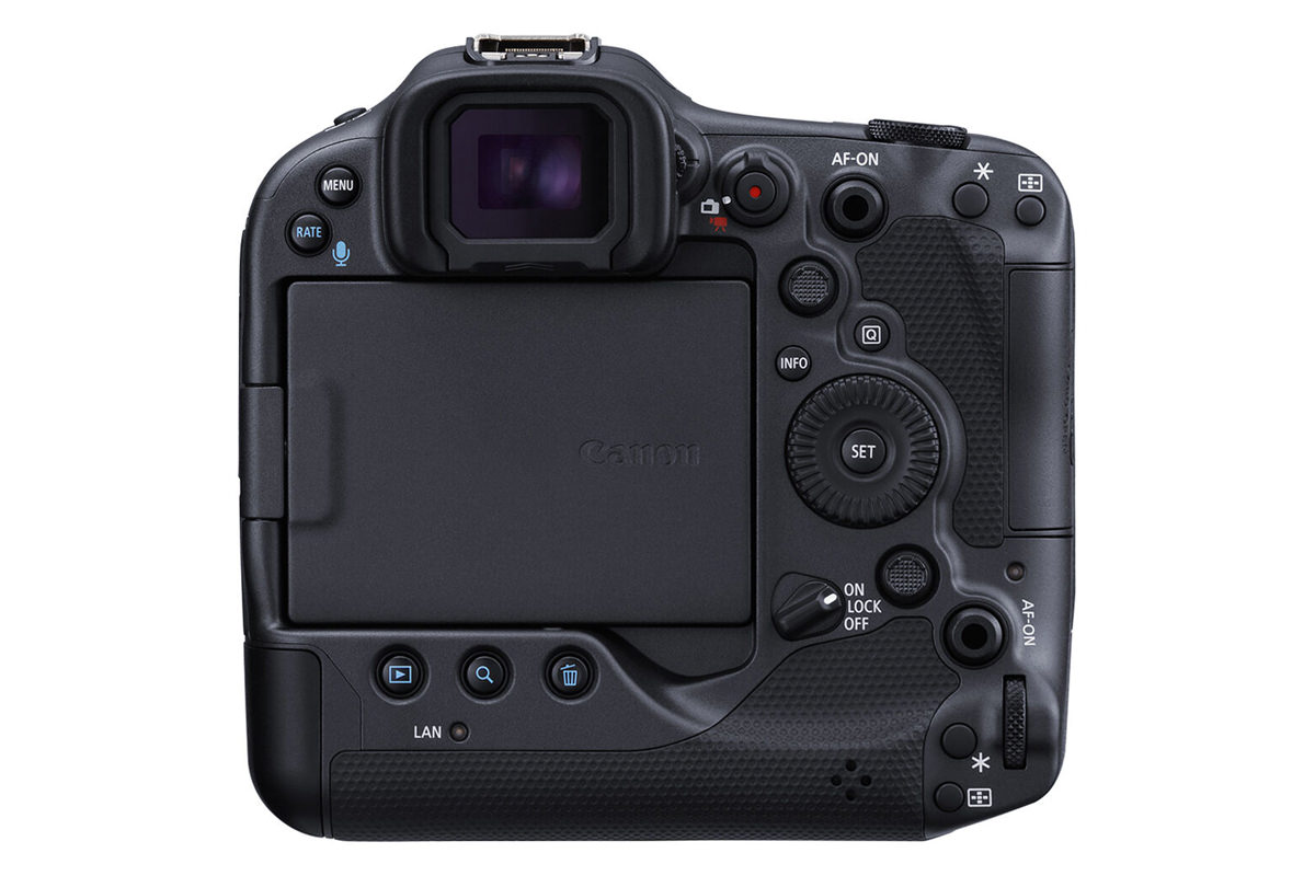 نمای پشت دوربین کانن Canon EOS R3