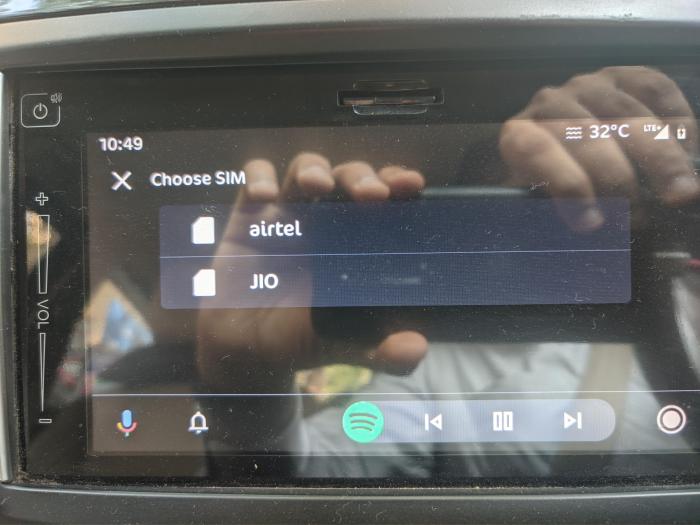 پشتیبانی از دو سیمکارت در android auto