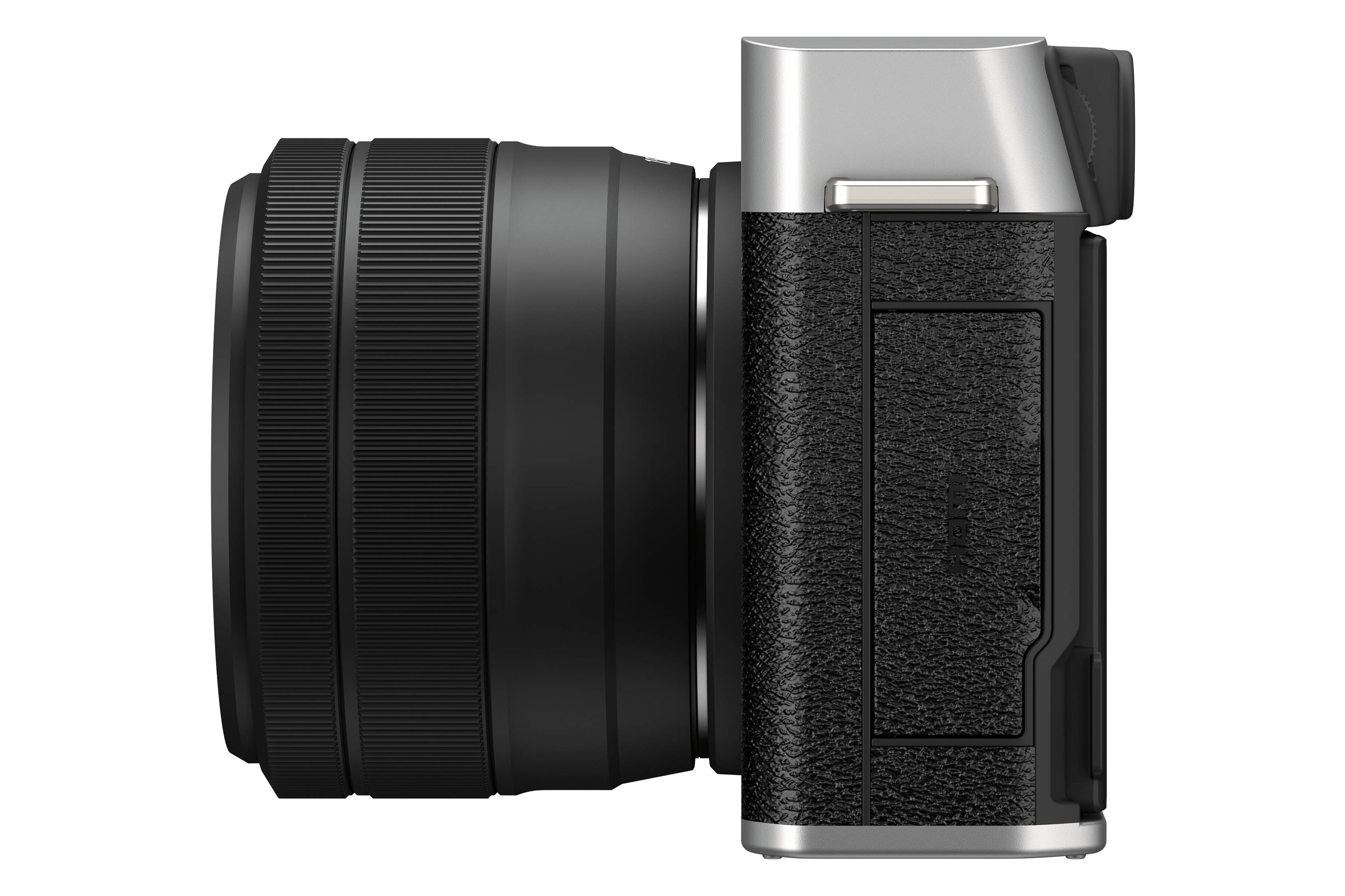 نمای چپ دوربین فوجی فیلم Fujifilm X-E4 با لنز