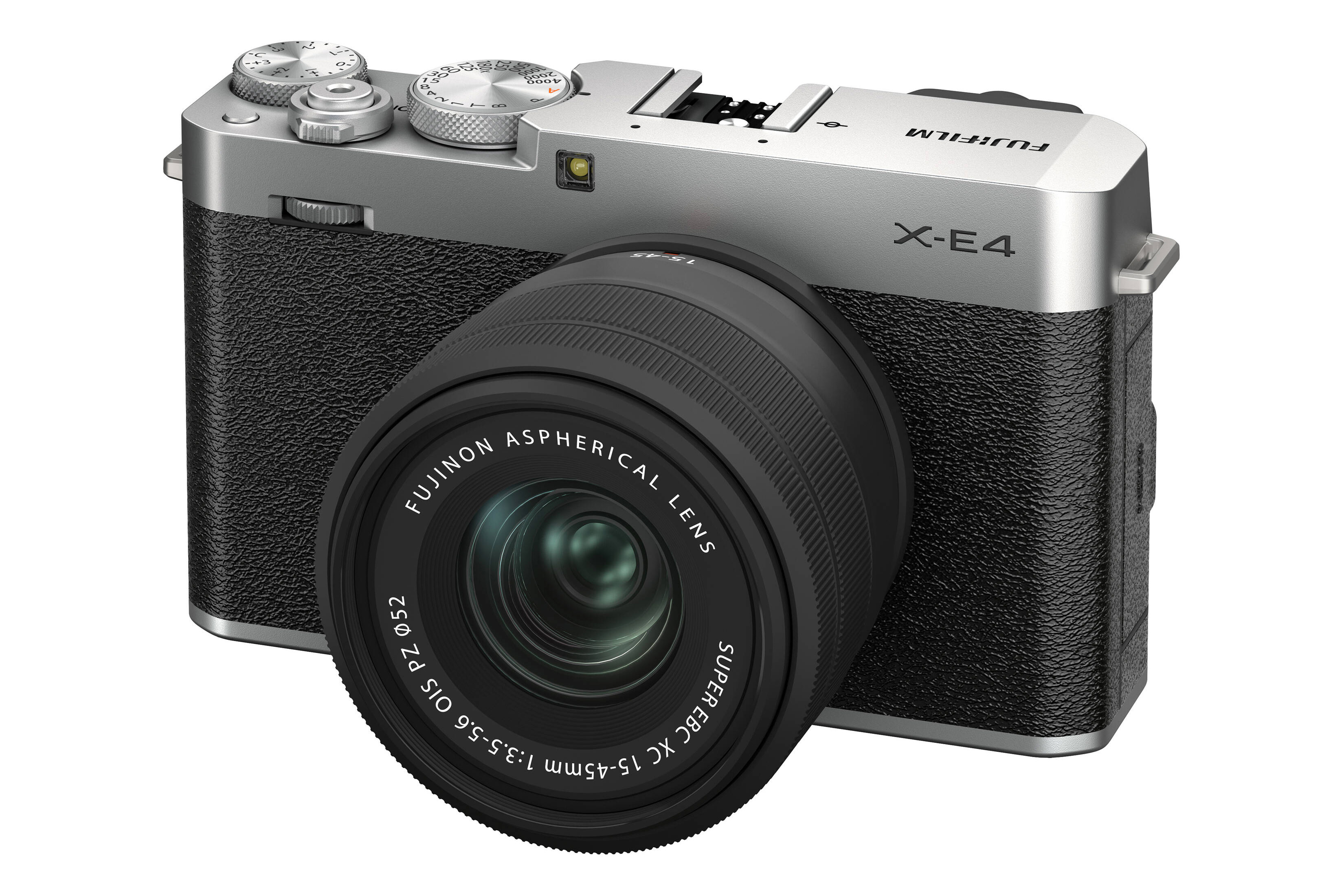 نمای راست دوربین فوجی فیلم Fujifilm X-E4 با لنز