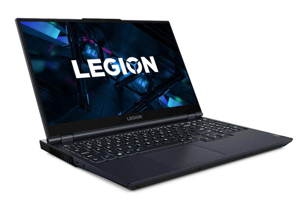 لپ تاپ لنوو Legion 5i Pro از نمای نیمرخ چپ