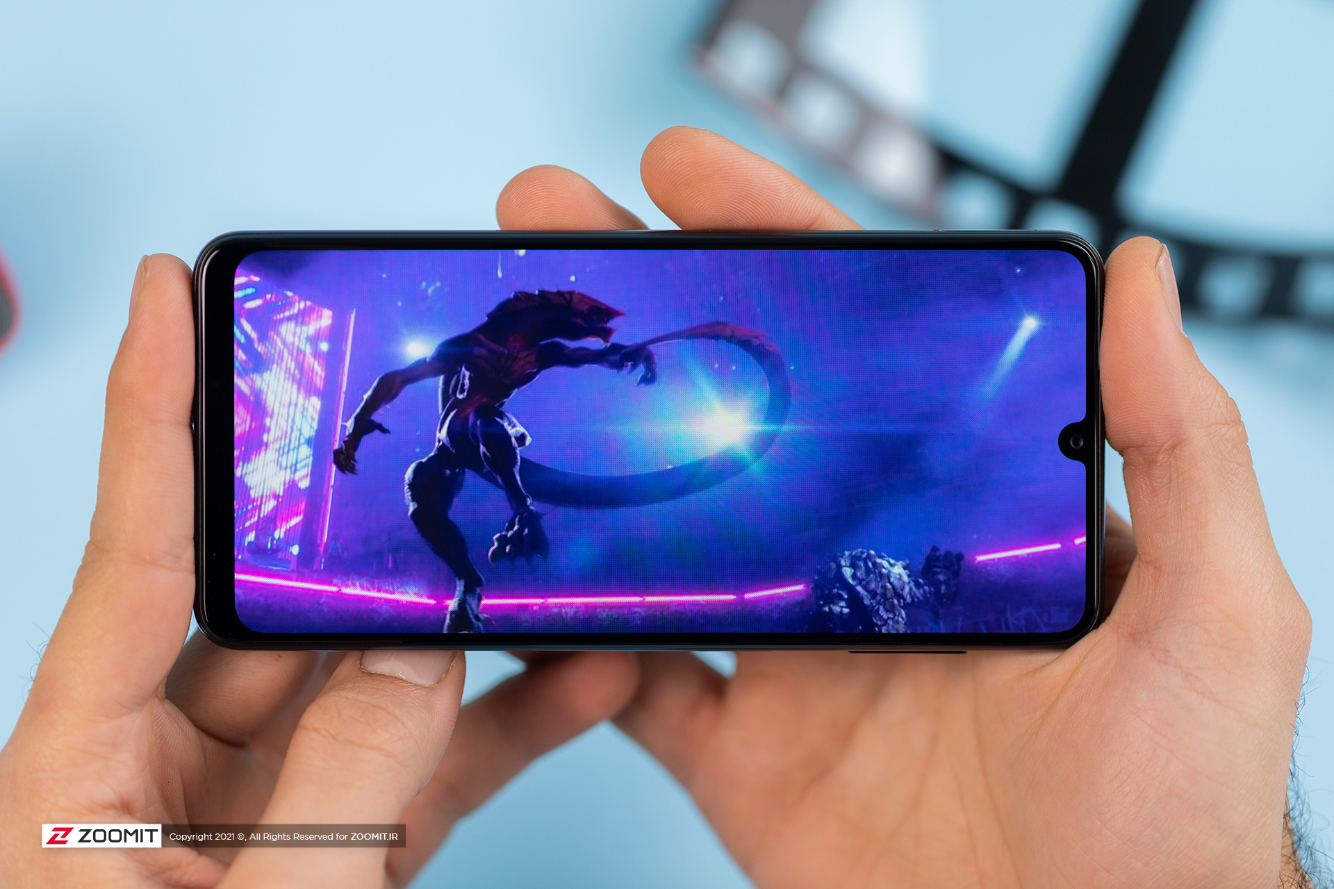 پخش فیلم با گوشی گلکسی A22 4G سامسونگ