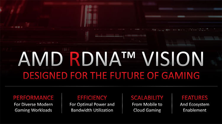 Improvements and architectural features of AMD RDNA
