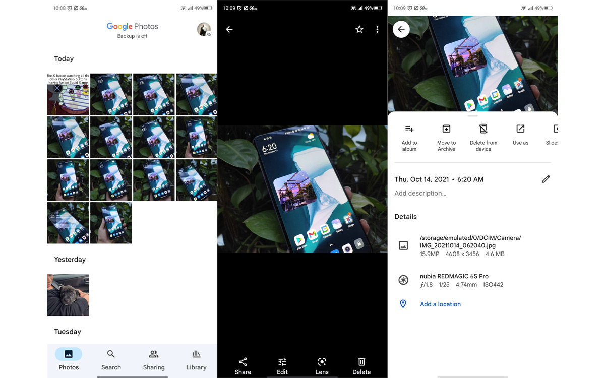Change the date and time of Google Photos in Android-1