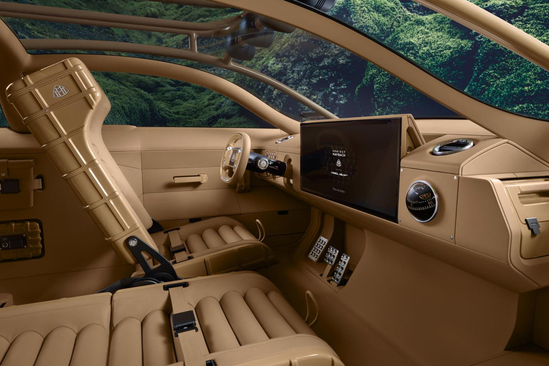 Interior view of the Mercedes-Benz Maybach project