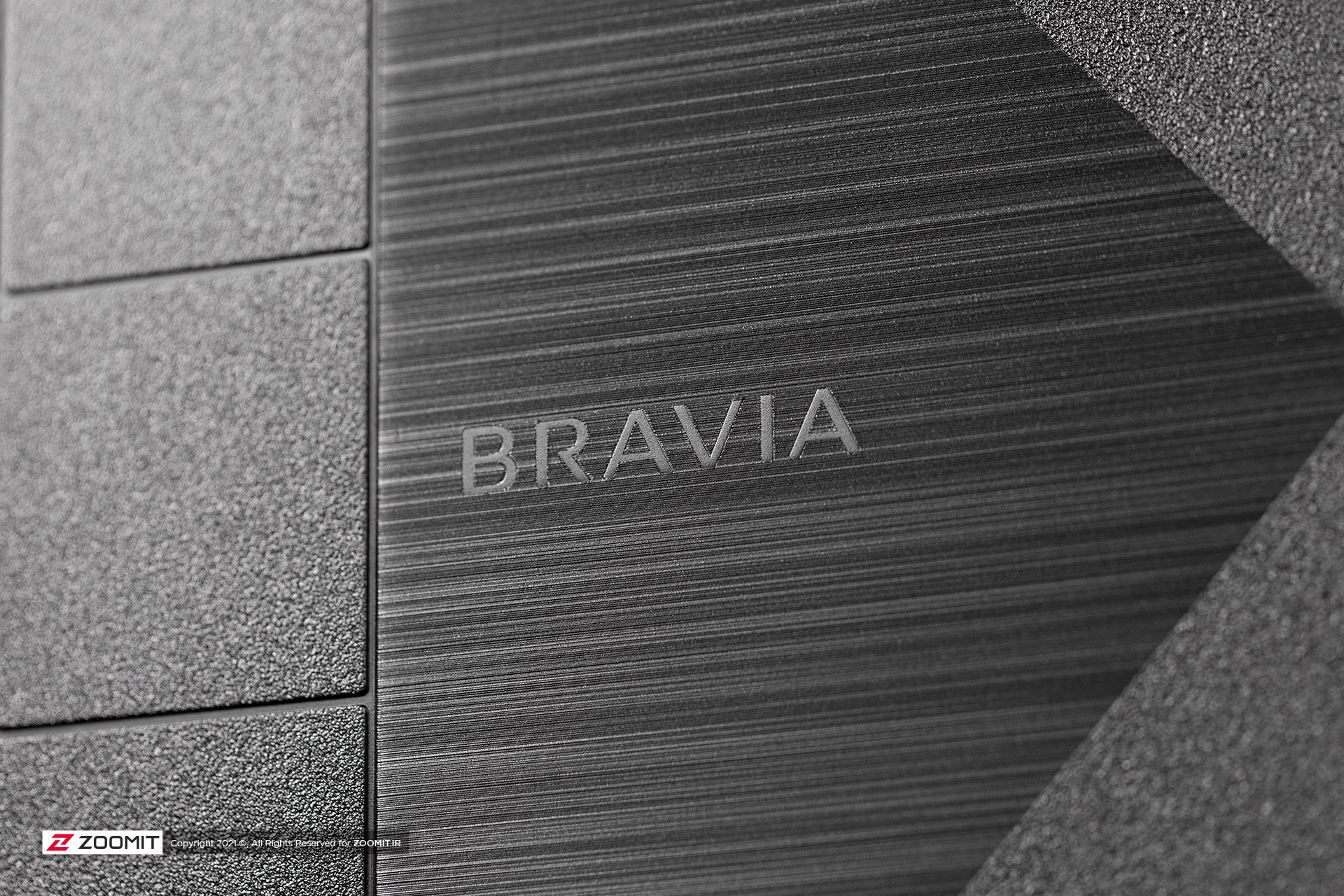 لوگوی براویا در تلویزیون Bravia X90J سونی