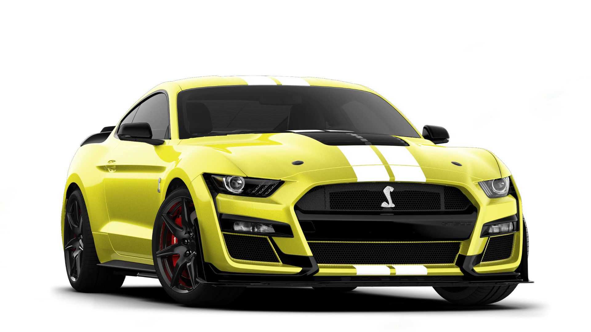فورد موستانگ شلبی Gt500 مدل ۲۰۲۱ با آپشن ها و رنگ های جدید معرفی شد زومیت