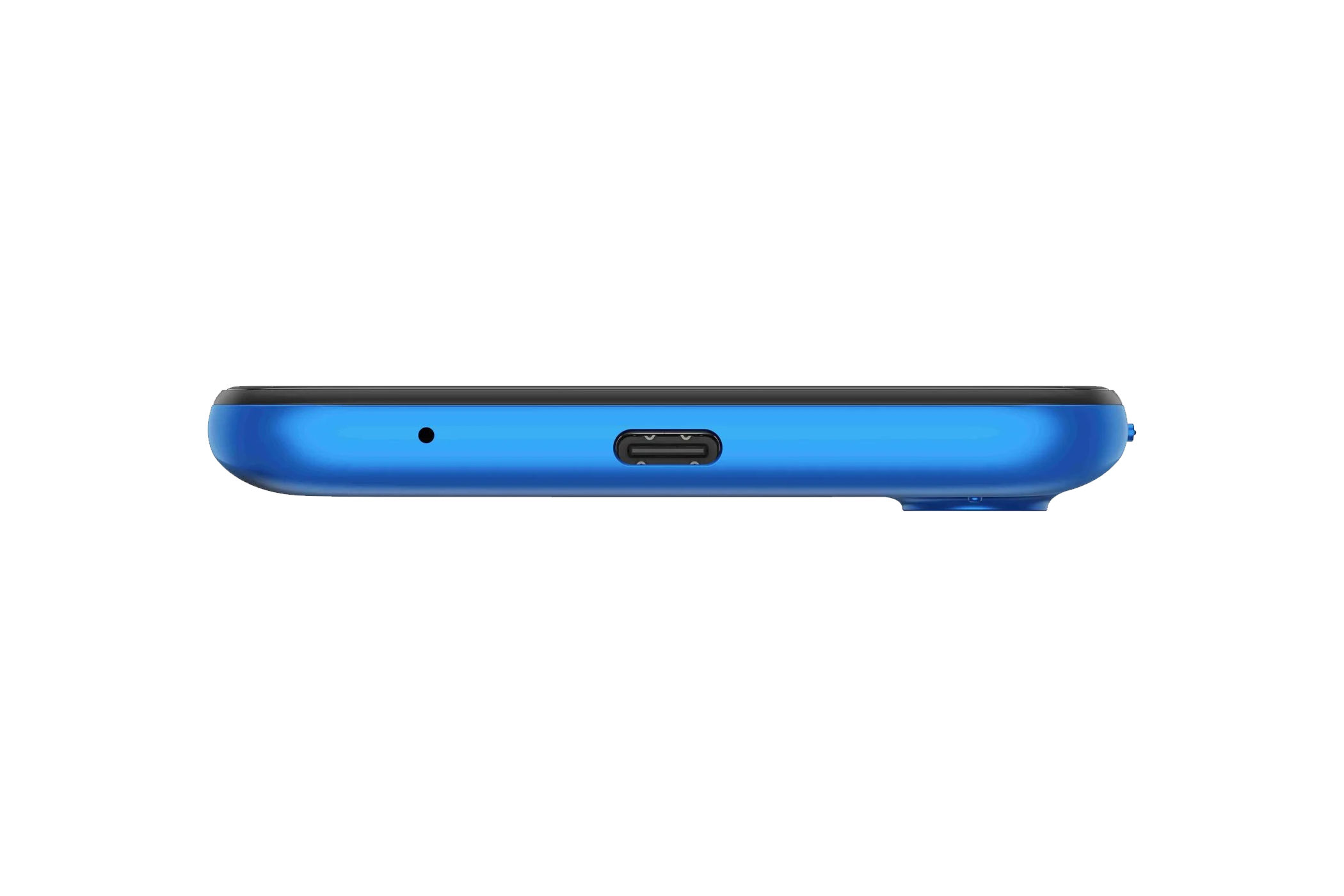 نمای درگاه های موبایل موتو ای 7 پاور موتورولا رنگ آبی