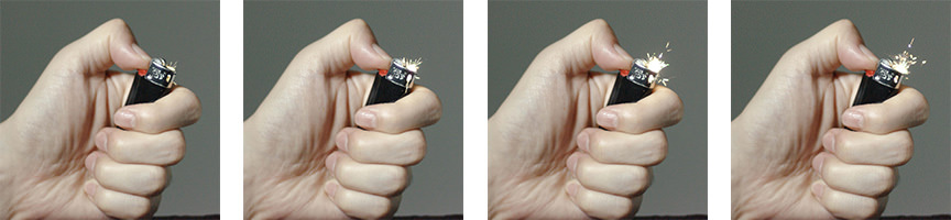 فندک در دست چپ 1000 فریم برثانیه سنسور یک اینچ Stacked CMOS نیکون