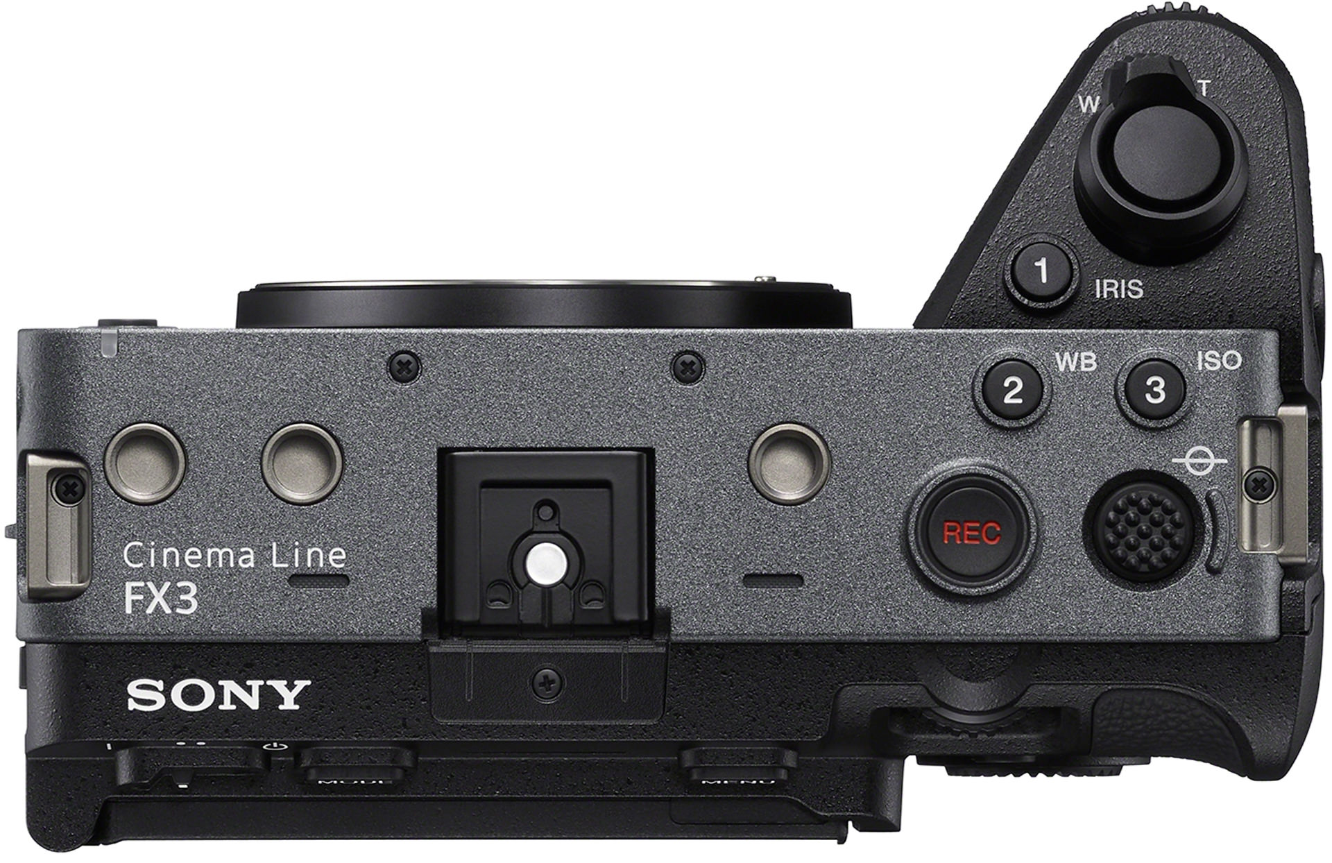 بخش بالایی دوربین سونی اف ایکس 3 / Sony FX 3