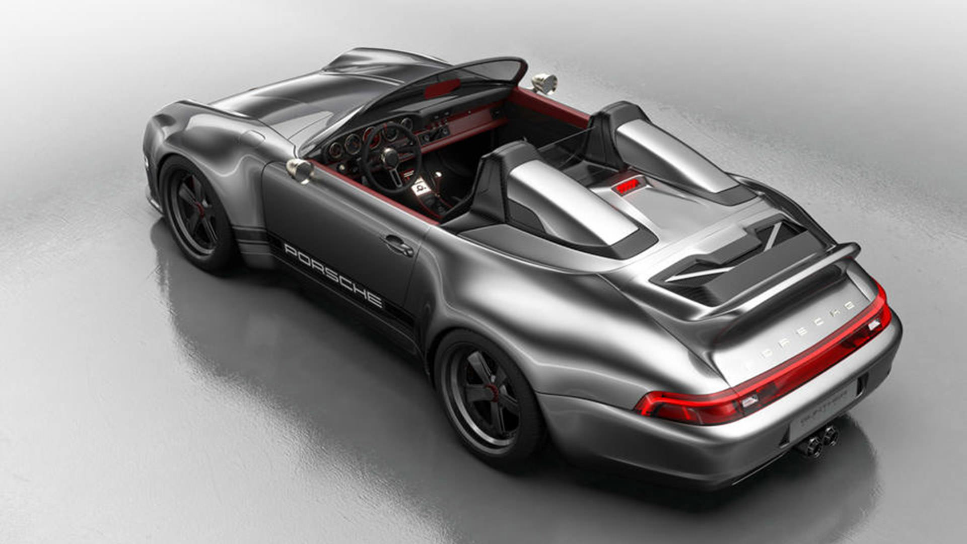 نمای بالا پورشه 993 اسپیدستر / Porsche 993 Speedster Remastered با تیونینگ گانتر ورکس 