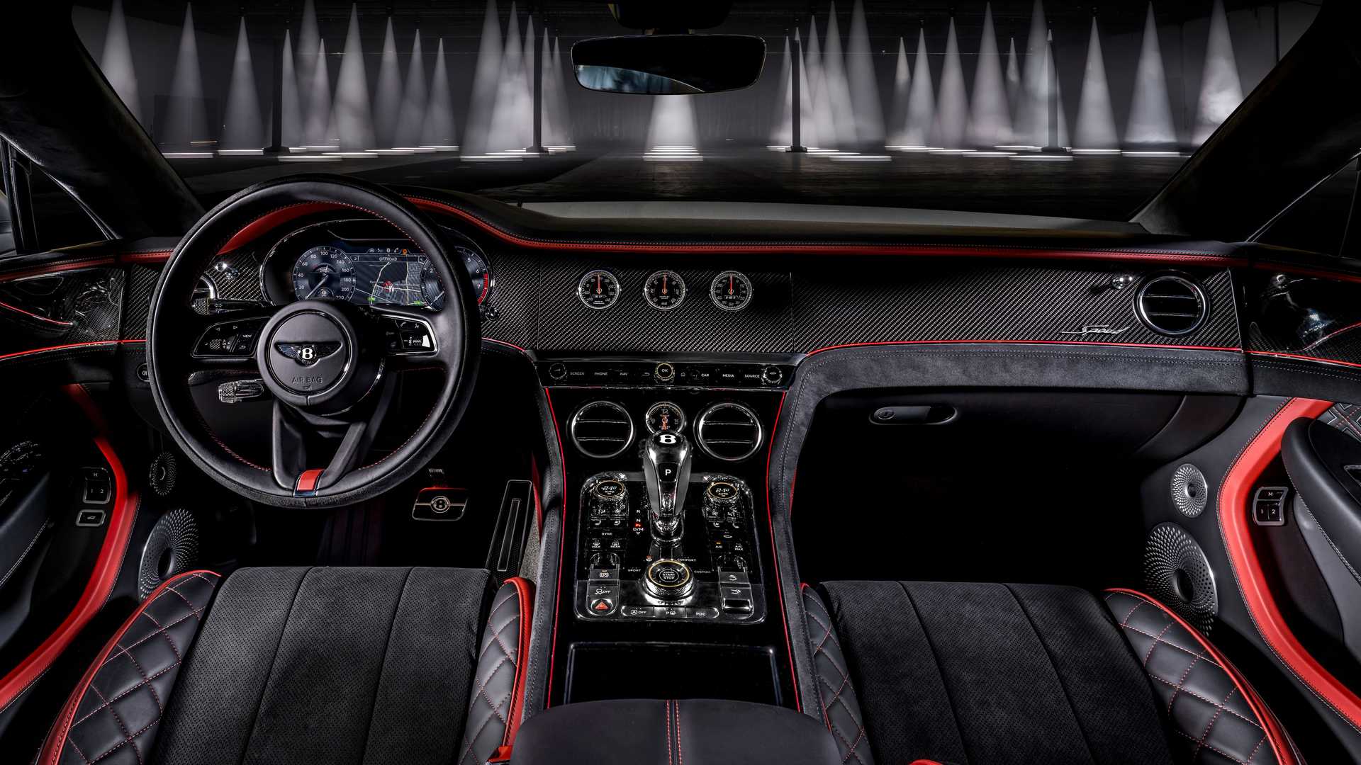 Bentley Continental GT Speed بنتلی کنتیننتال جی تی اسپید نمای داشبورد 