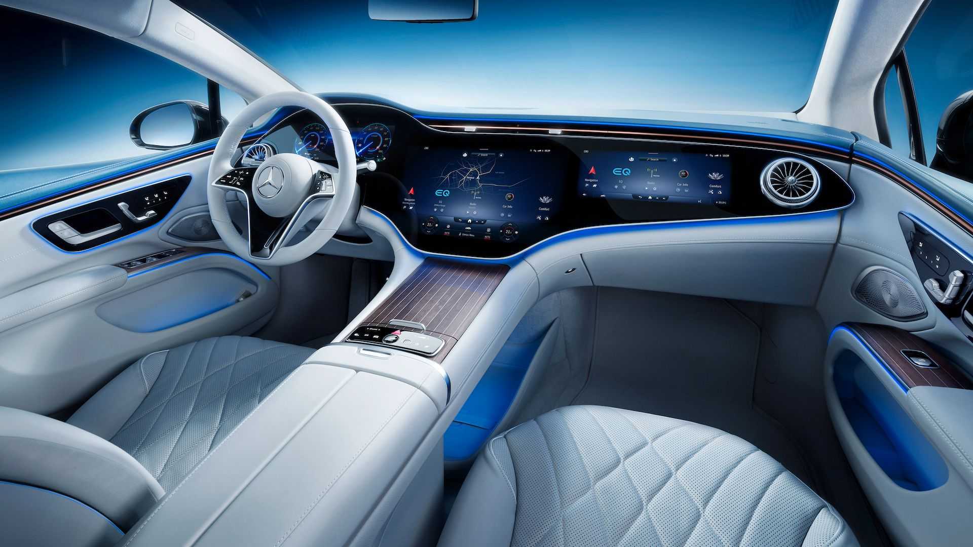Mercedes-Benz EQS Interior نمای داخلی مرسدس بنز ای کیو اس
