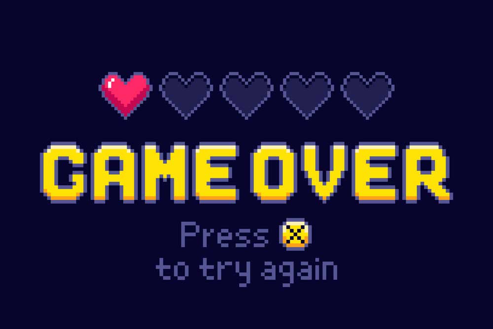 گیم اور game over