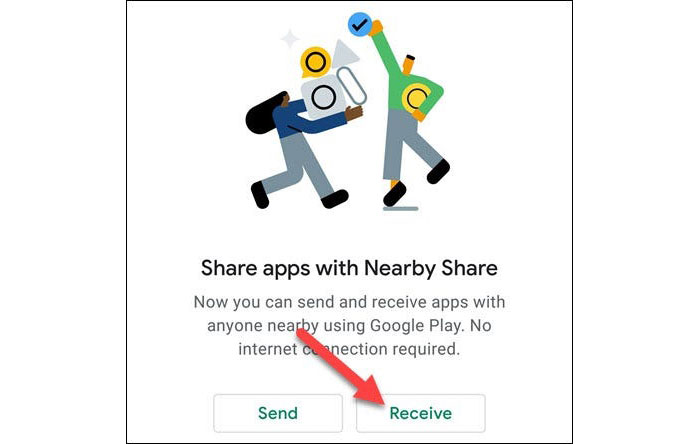 Share the app with Nearby Share - 8