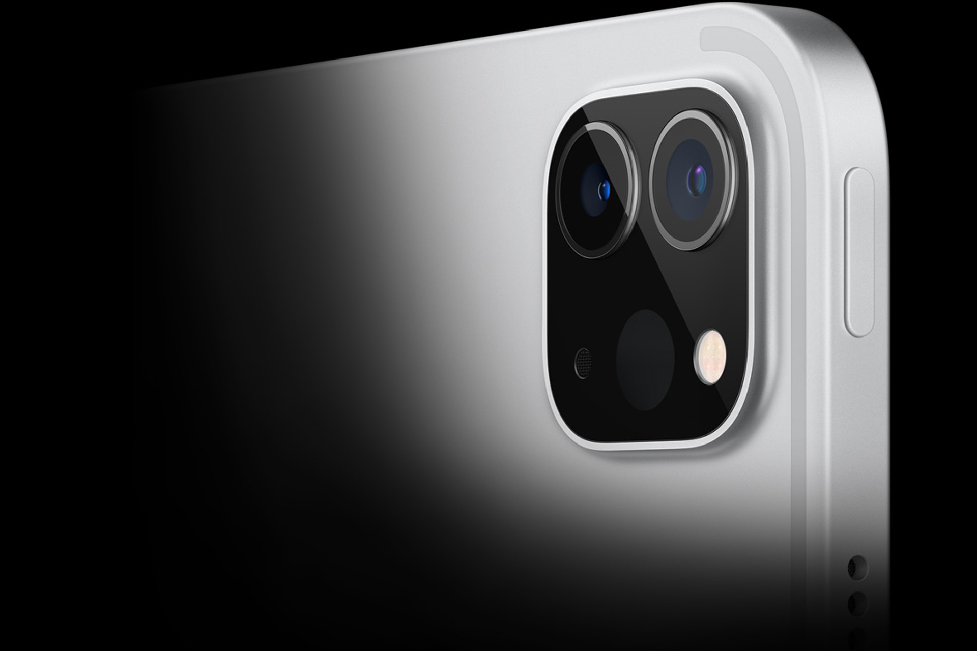 نمای نزدیک دوربین اصلی پشتی آیپد پرو 2021 اپل رندر