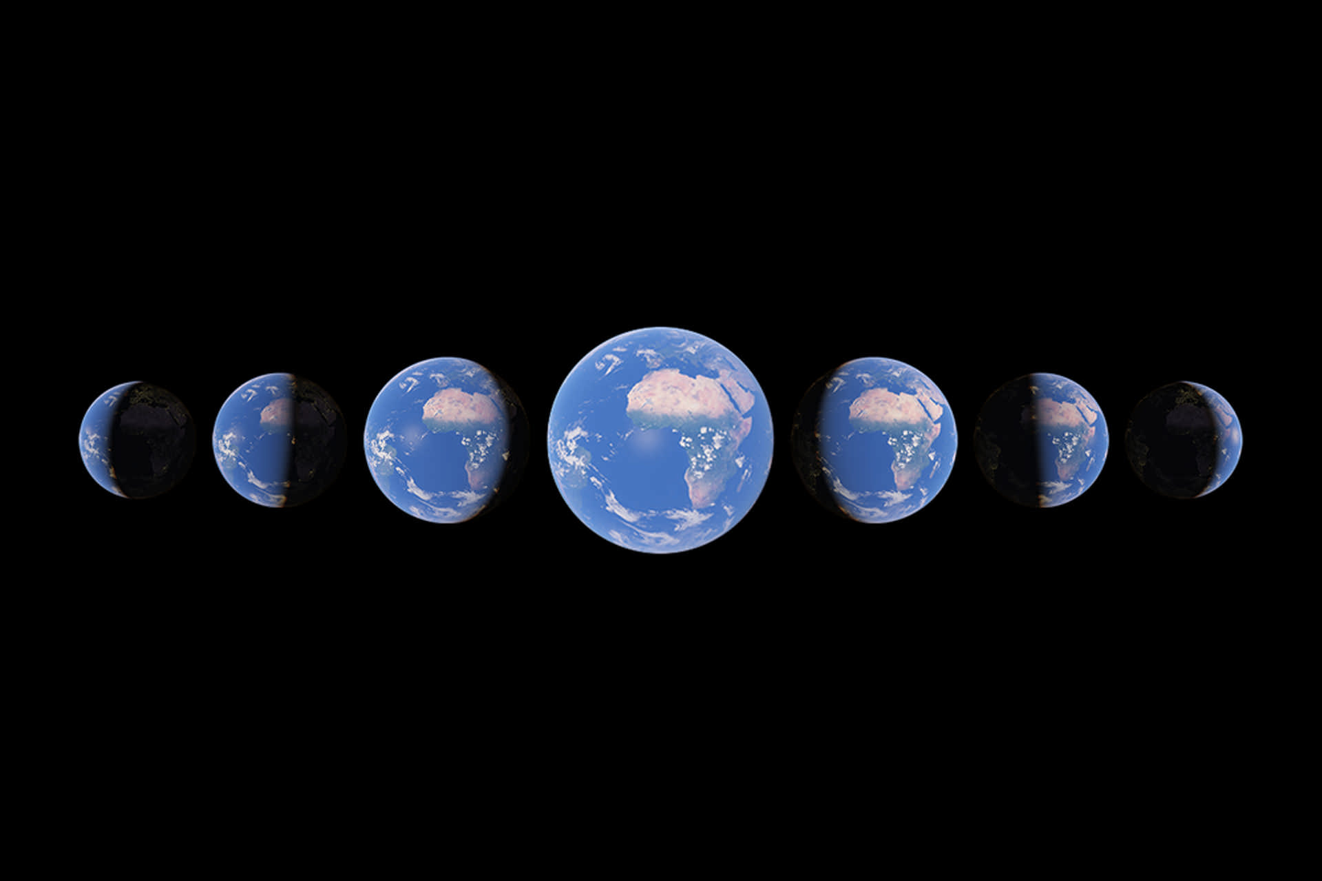 تایم لپس گوگل ارث چهار دهه تغییرات کره زمین را نشان می‌دهد