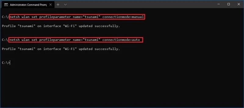 How to automatically disconnect the Wi-Fi network in Windows 10