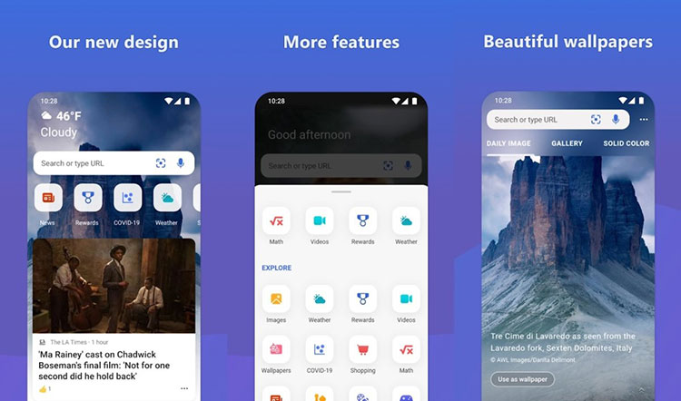 microsoft bing android app - اپلیکیشن بینگ با ظاهری جدید و امکانات بیشتر برای اندروید منتشر شد