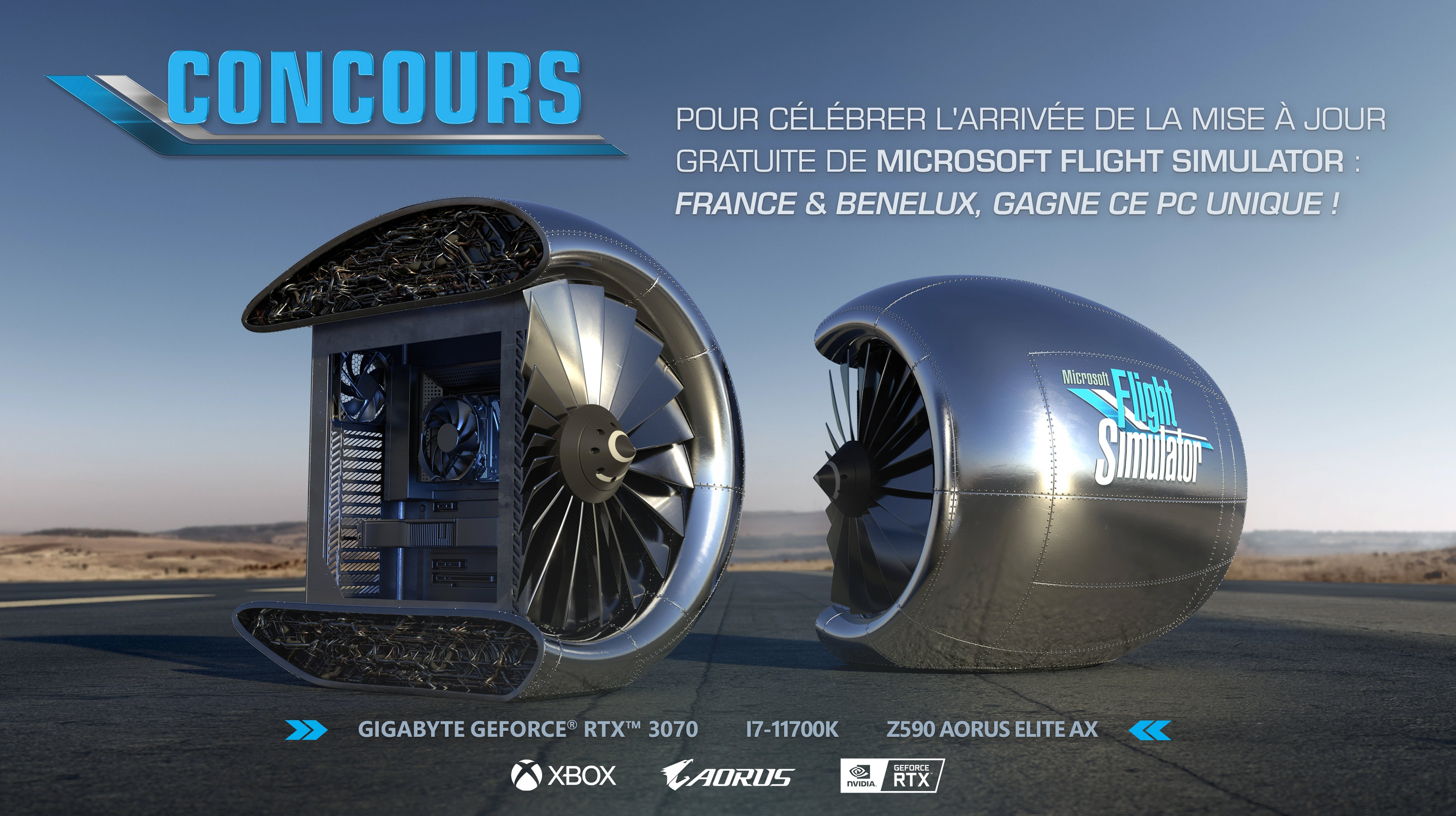 microsoft gaming jet engine pc render - کامپیوتر مایکروسافت با طراحی موتور هواپیما به یک نفر هدیه داده می‌شود