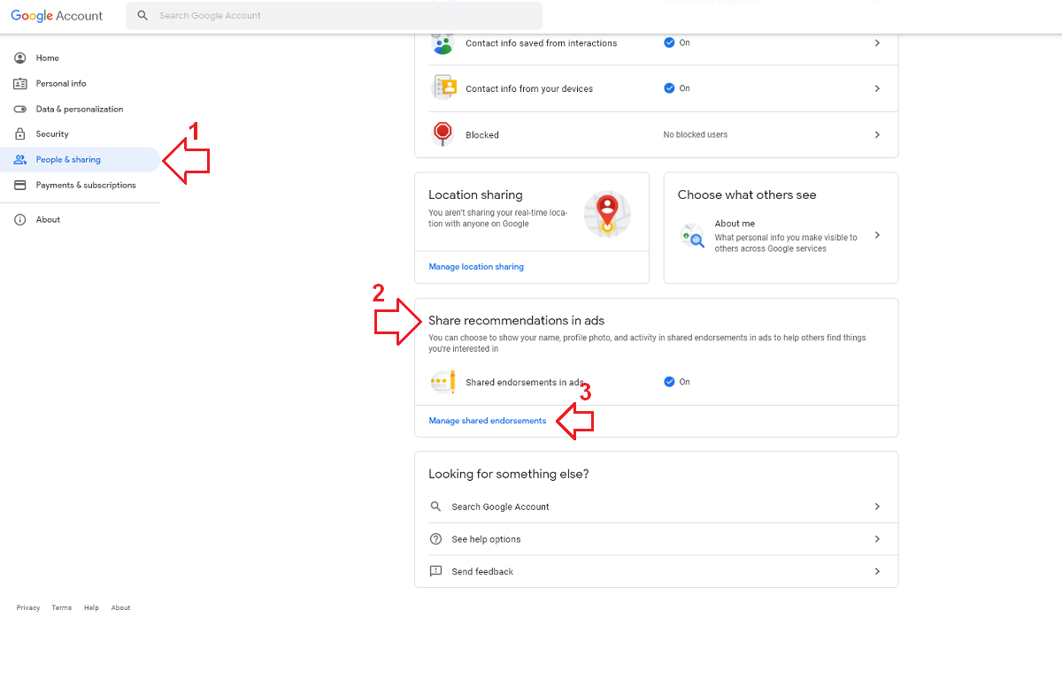 Manage personal data in your Google Account