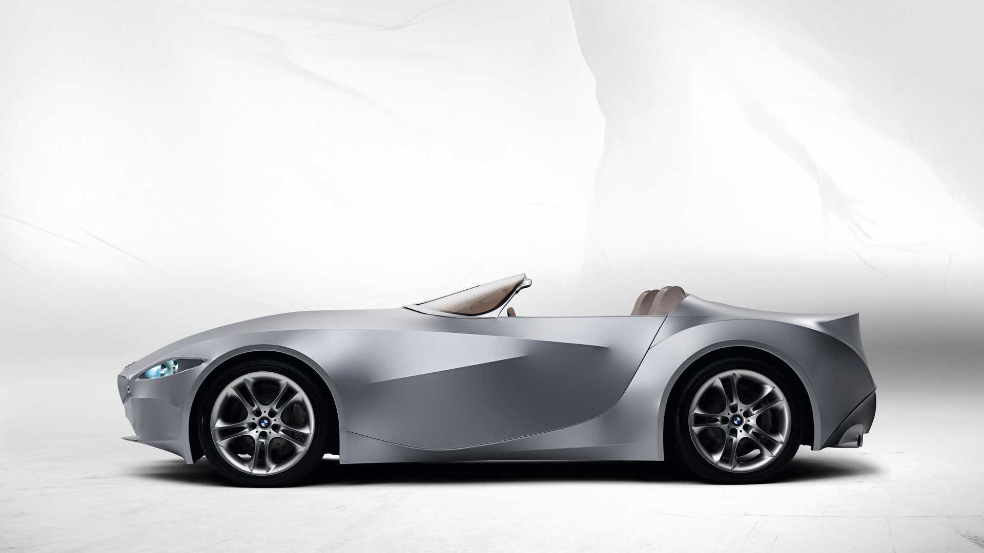 نمای جانبی خودروی مفهومی روباز بی ام و گینا / BMW GINA concept convertible