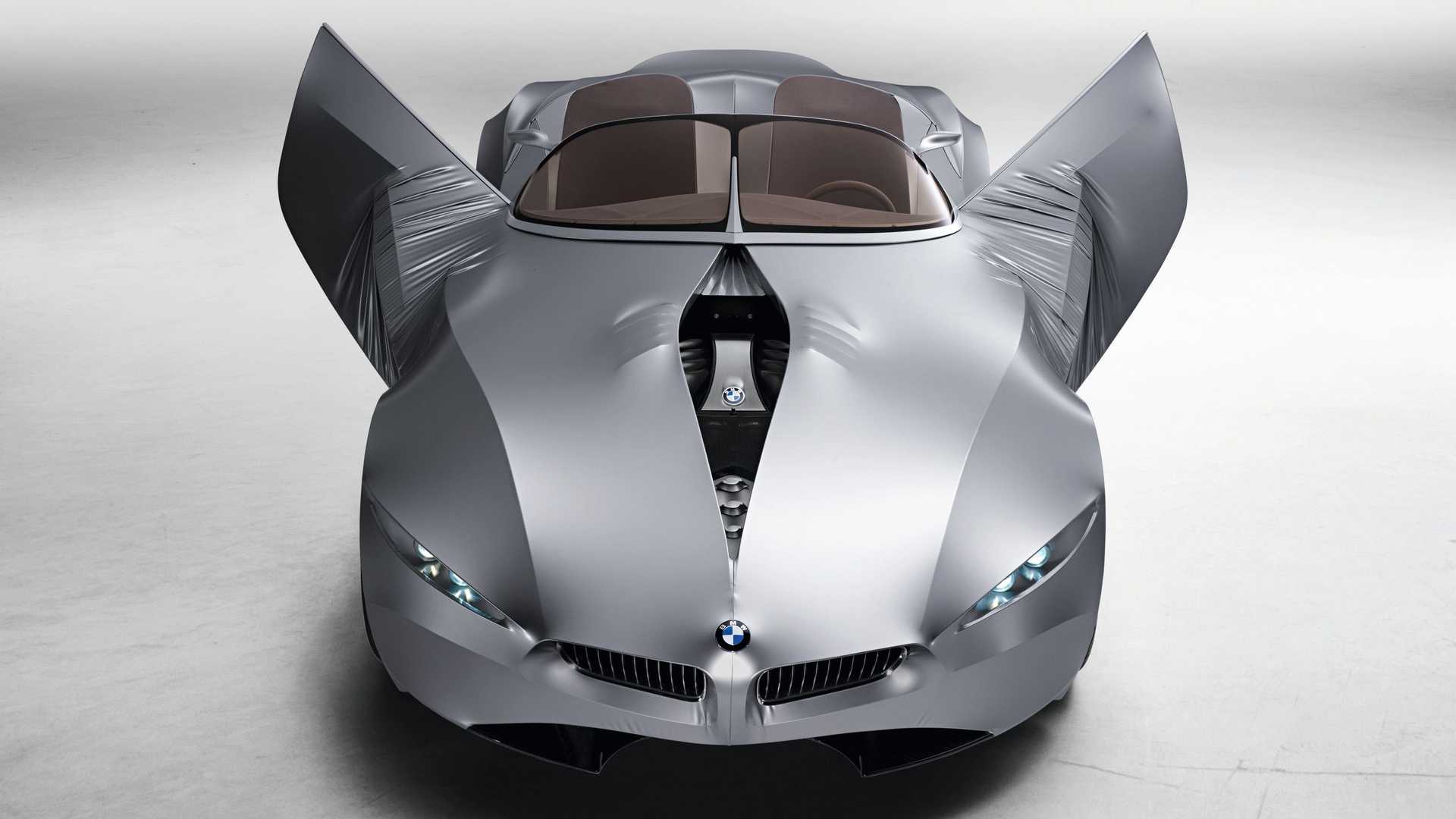 نمای کاپوت خودروی مفهومی روباز بی ام و گینا / BMW GINA concept convertible