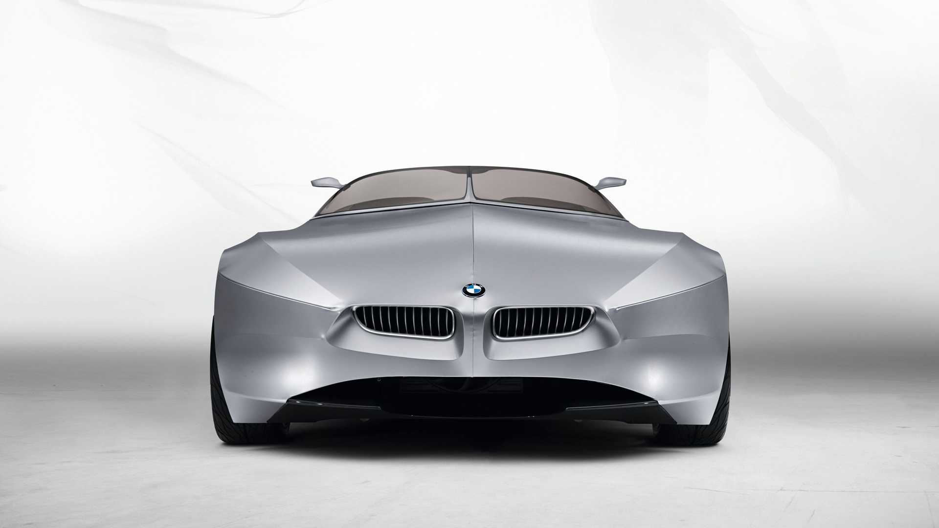 نمای جلو خودروی مفهومی روباز بی ام و گینا / BMW GINA concept convertible