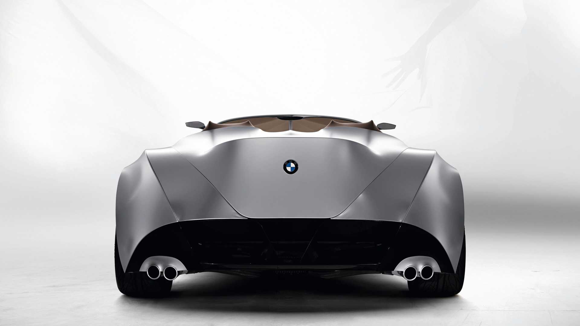 نمای عقب خودروی مفهومی روباز بی ام و گینا / BMW GINA concept convertible