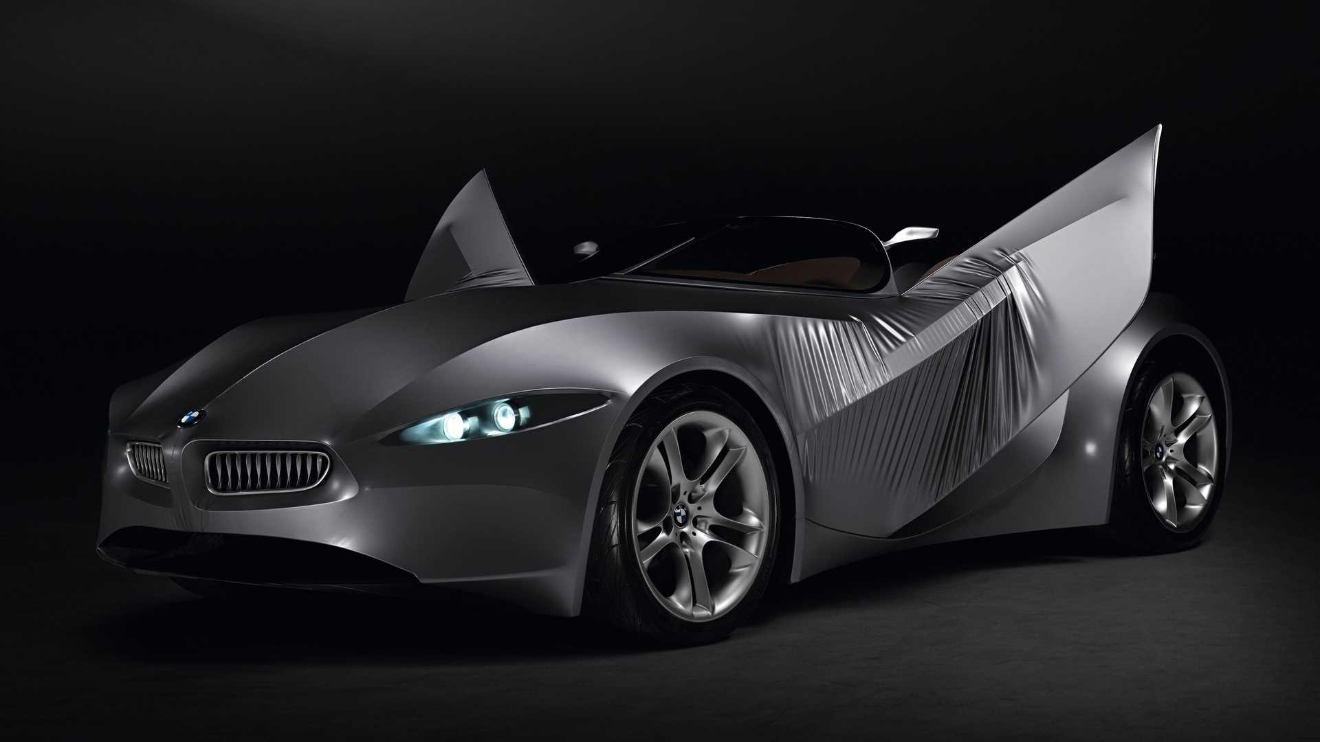 نمای خودروی مفهومی روباز بی ام و گینا / BMW GINA concept convertible با درهای پارچه ای
