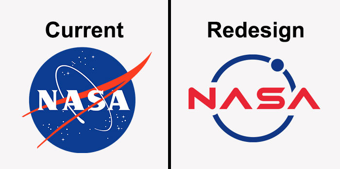 بازطراحی لوگوی ناسا