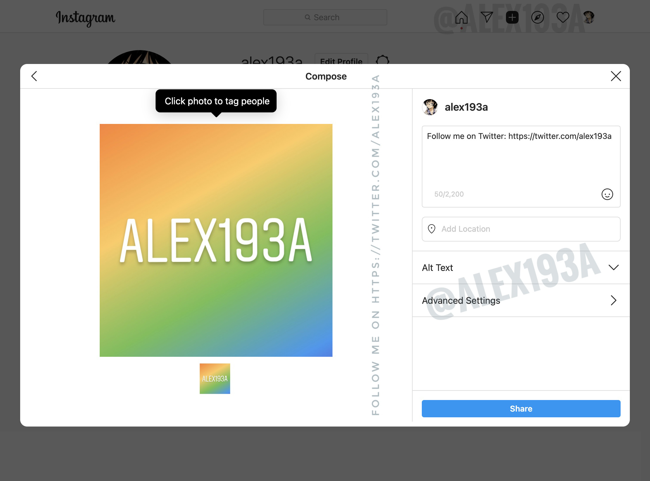 instagram create posts desktop 4 - اینستاگرام ارسال پست از طریق نسخه‌ی دسکتاپ را آزمایش می‌کند