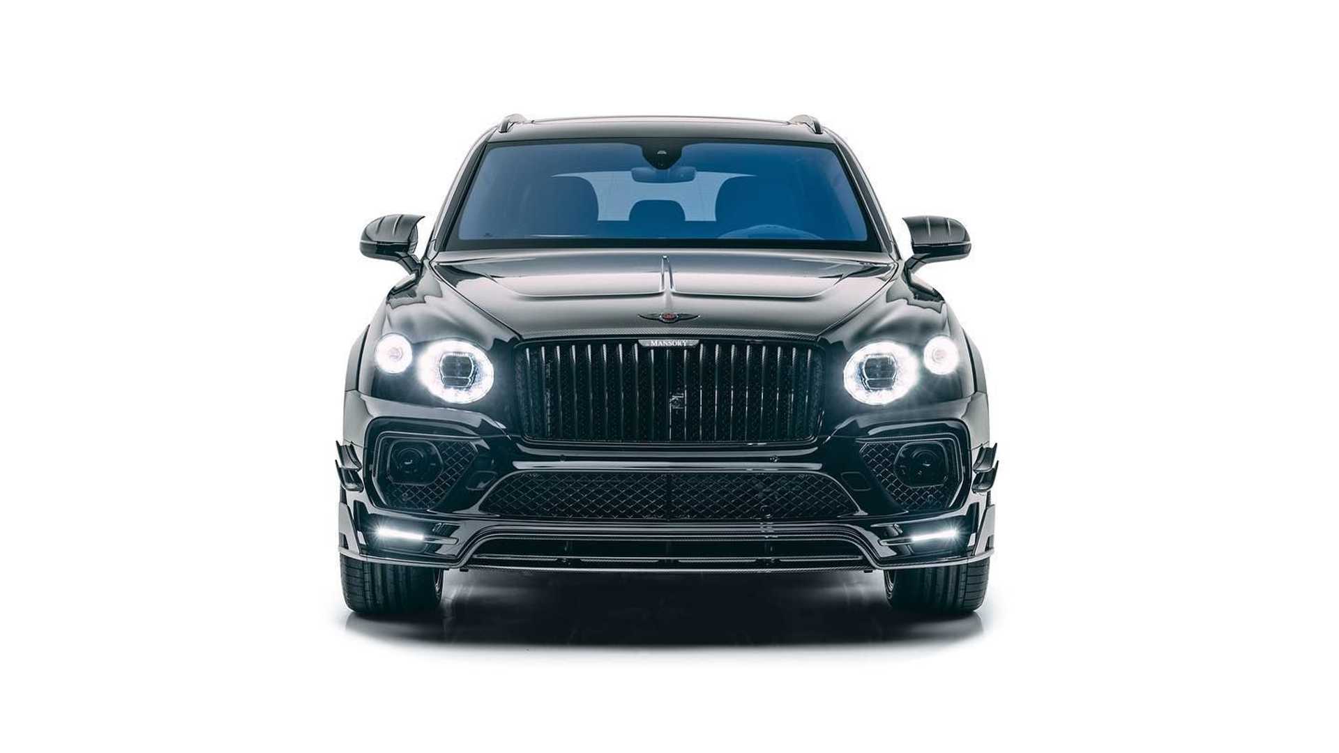 نمای روبرو بنتلی بنتایگا منصوری Mansory Bentley Bentayga Facelift