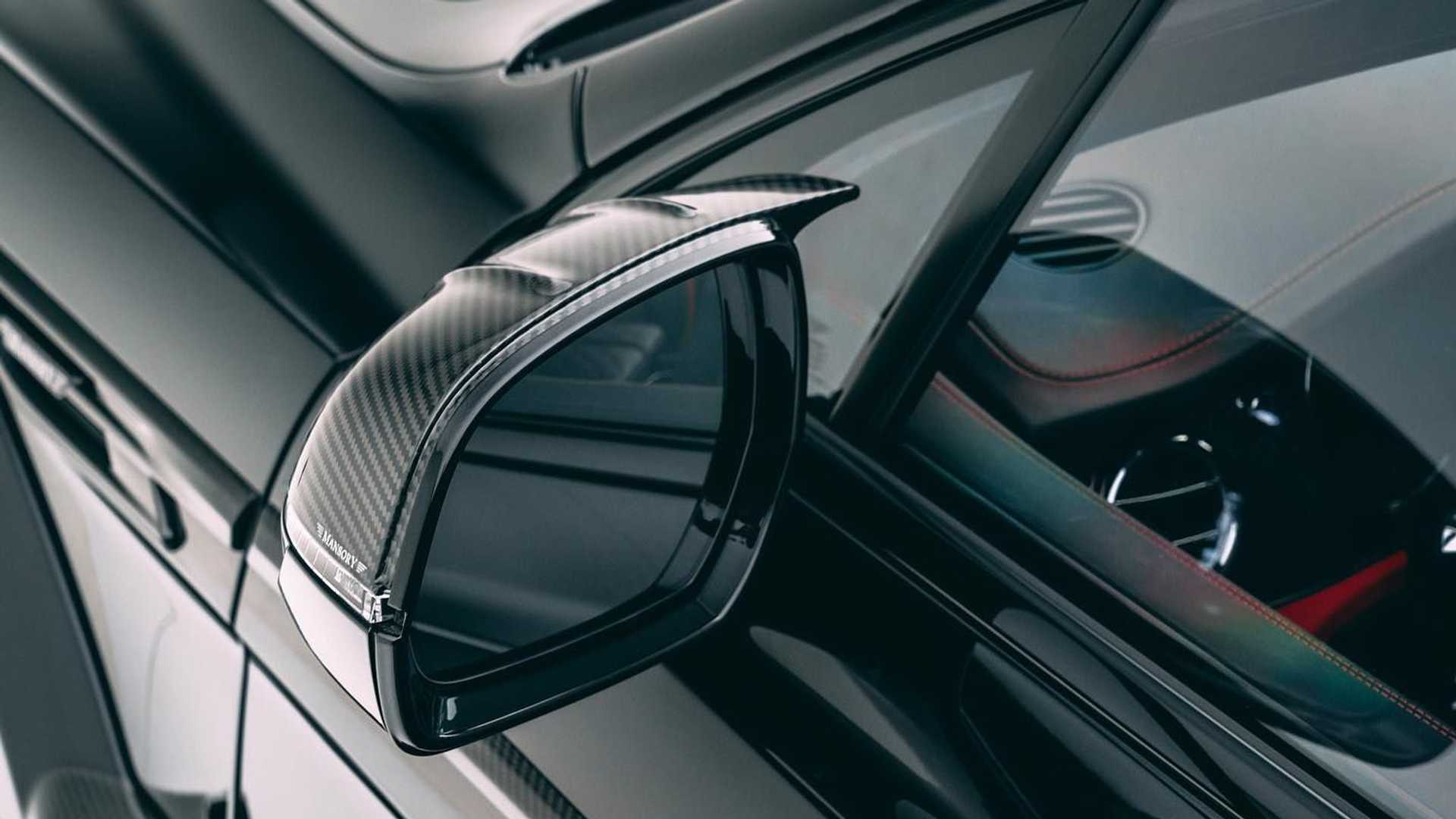 نمای آینه بنتلی بنتایگا منصوری Mansory Bentley Bentayga Facelift