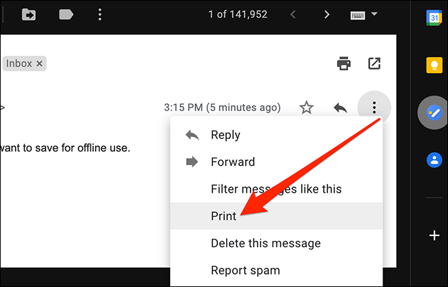 print email mac - چگونه در جیمیل ایمیل را در قالب فایل PDF ذخیره کنیم؟