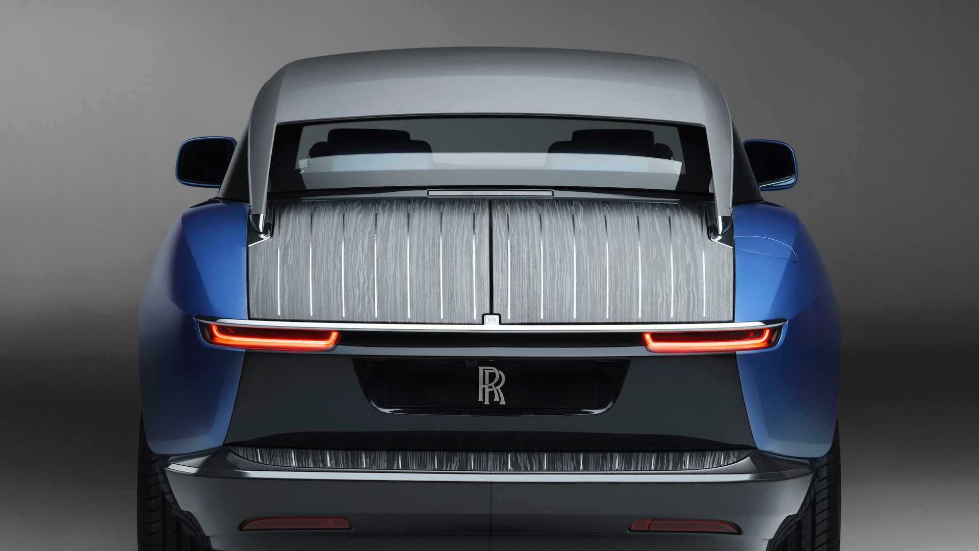 چراغ عقب رولزرویس بوت تیل / Rolls-Royce Boat Tail آبی رنگ