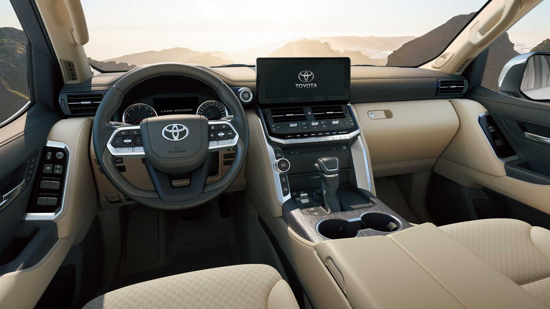 Toyota Land Cruiser 2022 تویوتا لندکروزر 300 نمای داخلی