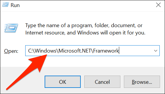 مشاهده نسخه NET Framework. در فایل اکسپلورر