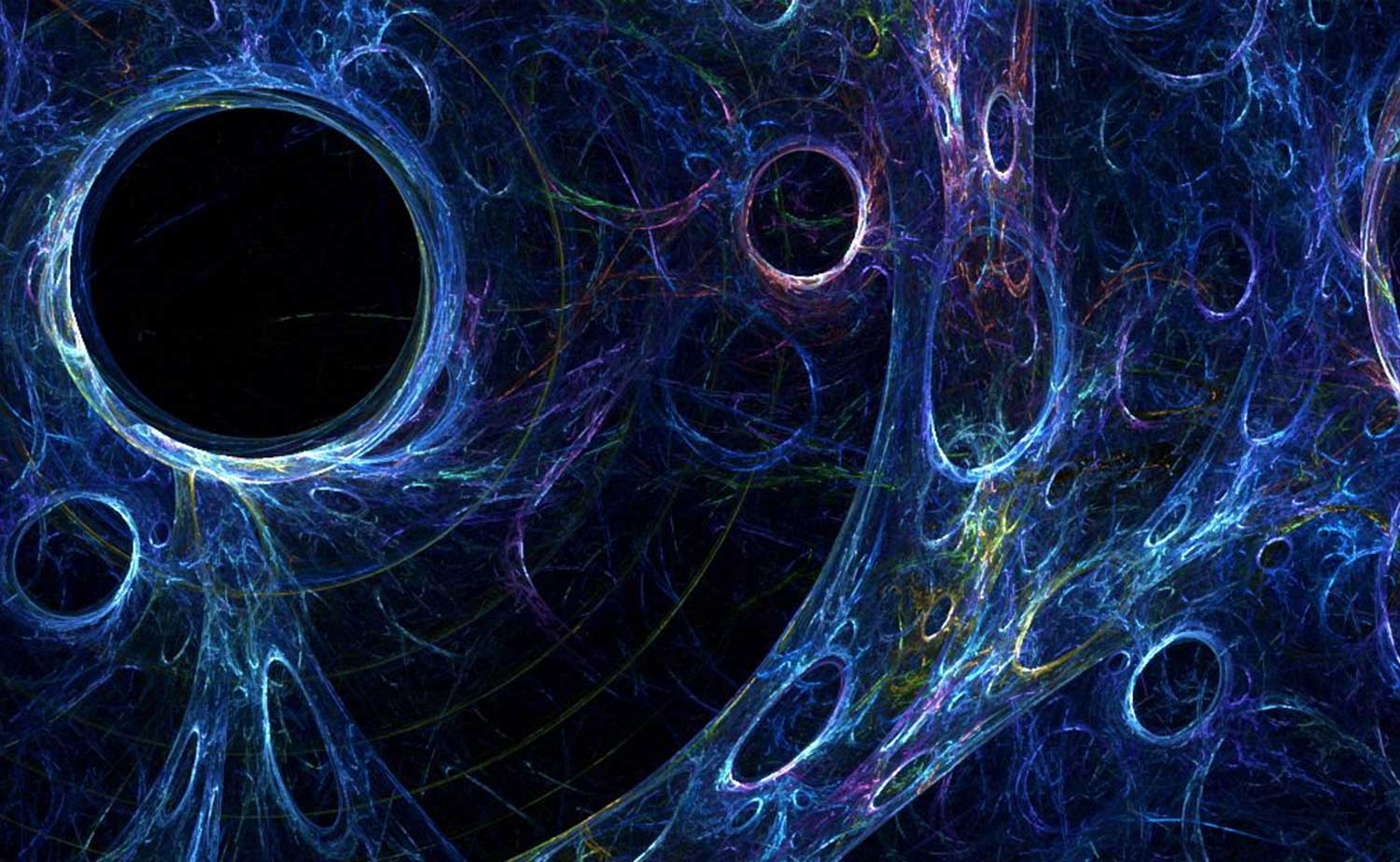 تصویر مفهومی انرژی تاریک - هابل