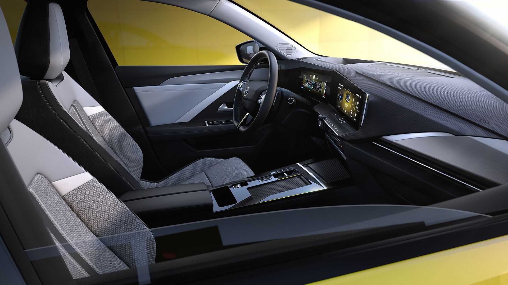 نمای کابین Opel Astra 2022 اوپل آسترا