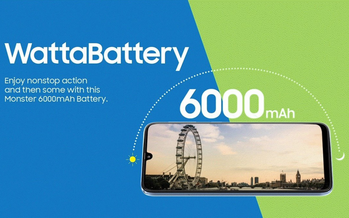 باتری ۶۰۰۰ میلی‌آمپر ساعت گلکسی m21 2021