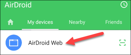 AirDroid Web 