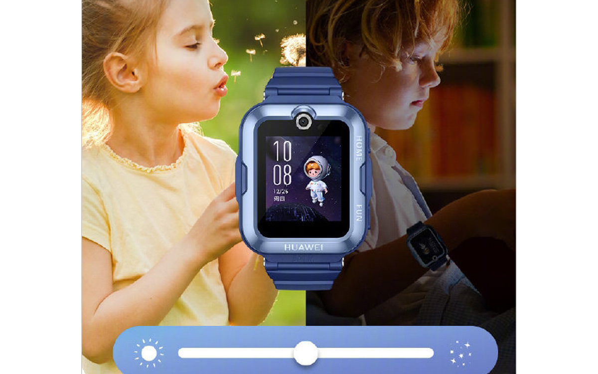 نمایی از ساعت هوشمند واچ ۴ پرو هواوی مخصوص کودکان