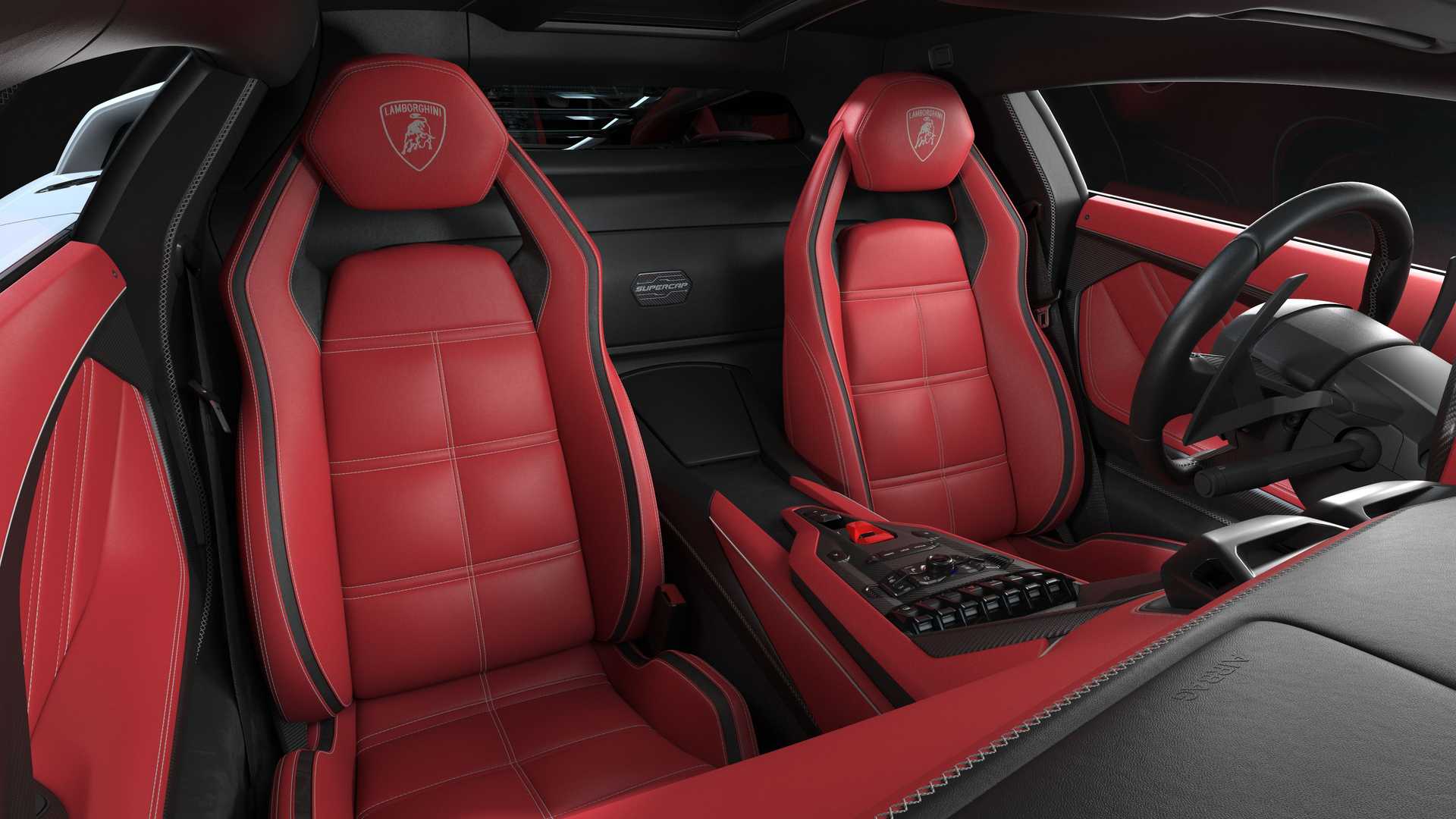 Lamborghini Countach لامبورگینی کانتاش 2021 نمای صندلی