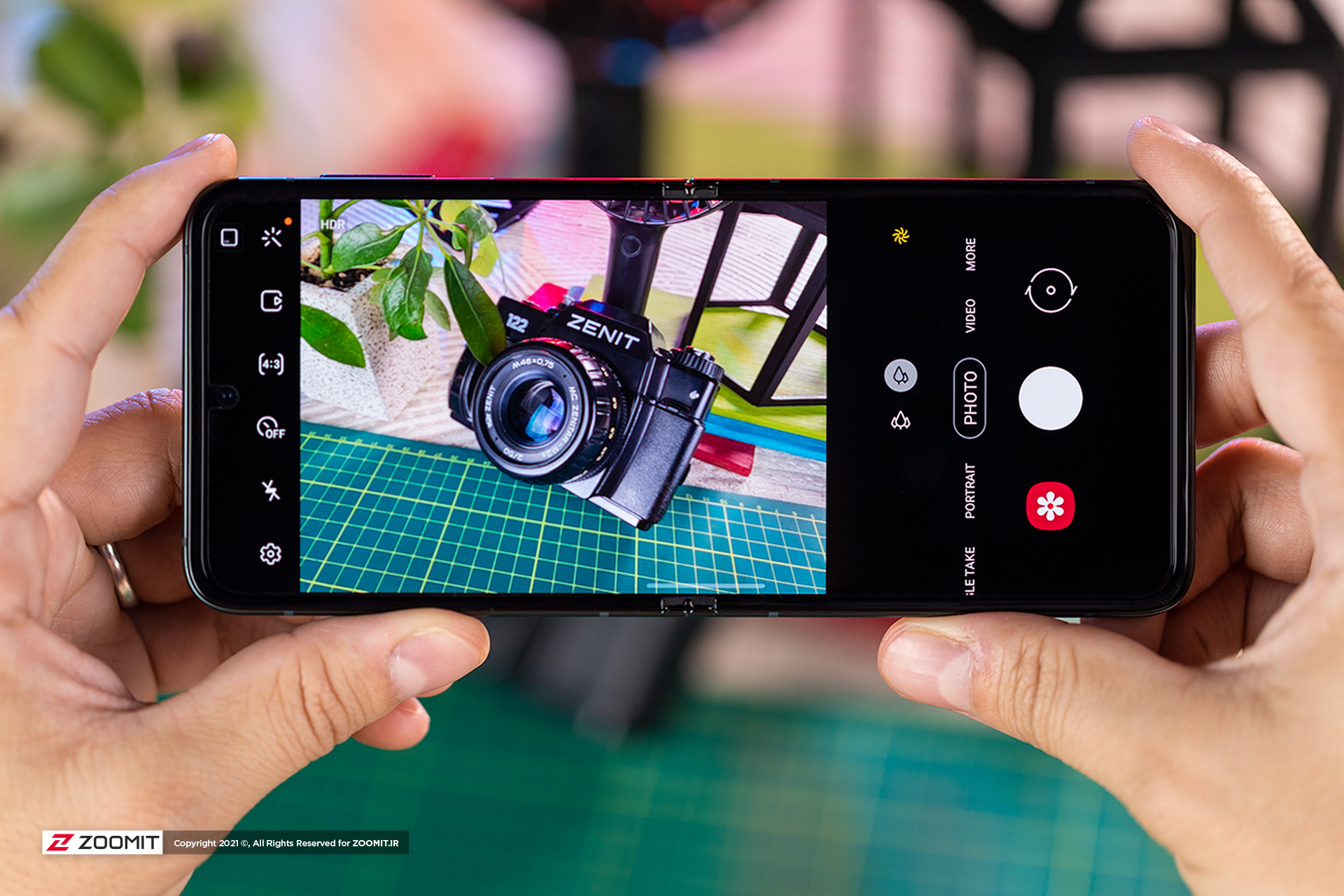 Galaxy Z Flip 3 camera software