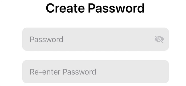 Create Password در تلگرام آیفون