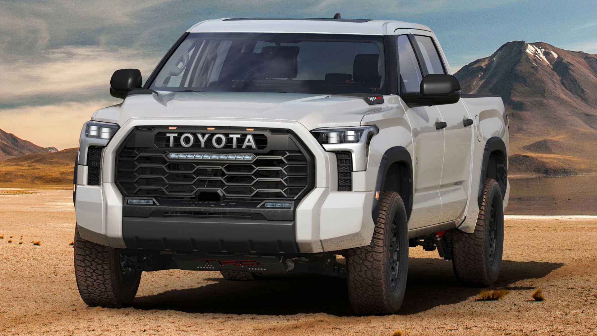Toyota Tundra نمای جلو تویوتا توندرا 2022